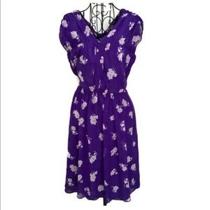 ‼️SALE‼️ Anna Sui Purple Floral Dress